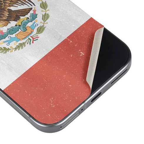 Mexico Flag Distressed Pixel 9 Pro XL Skin
